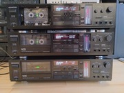 Magnetofon kasetowy 2 głowicowy Kenwood KX-880D trzy sztuki