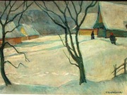 Obraz Korotkiewicz Tadeusz "Pejzaż zimowy" 
