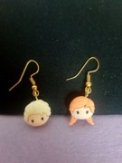 Kolczyki wiszące Frozen Kraina Lodu Elza Anna Olaf