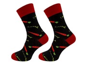 Skarpety Skarpetki Męskie Kolorowe Śmieszne Bawełniane Wysokie Wzory 