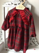 Sukienka w kratkę Świąteczna 
