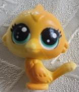 LITTLEST PET SHOP LPS Ptak Saffron #4 żółty ok 3 cm BDB HASBRO