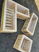  Donice drewniane PREMIUM – ręczna robota | taras | ogród | restauracja