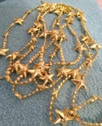 Girlanda z koralików, gwiazdek. 