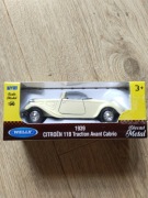 Welly Citroën 11B Traction Avant Cabrio - model kolekcjonerski