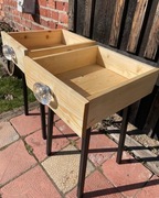 Stolik nocny loft, industrial 