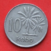 10  Kobo   1976  r  -   Nigeria    Palmy 