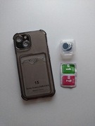 Etui na Iphone 15 + GRATIS Przezroczyste Ochronne na Kartę Zdjęcie