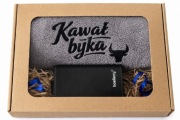 BOX PREZENTOWY „KAWAŁ BYKA” – ręcznik z haftem+portfel ,prezent dla niego