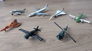 Złom lotniczy, samoloty i helikopter - różne skale. Matchbox, Road Champs