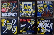 Vlepki ARKA GDYNIA, Cracovia, Lech, KSZO, Gryf Wej, Gwardia Kosz # 39