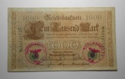 Stary banknot 1000 Marek 1910 rzadki