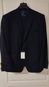 Nowy Garnitur Vistula r. 54 – Granatowy Slim, Wełna, Z metkami