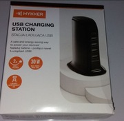 Stacja ładująca usb Hykker czarna
