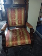 fotel przedwojenny tron 