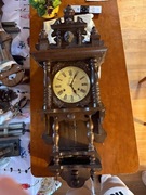 Zegary antyczne i vintage – zestaw 11 sztuk (w tym kominkowe i wiszące)