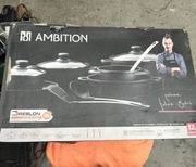Ambition symptomy zestaw garnków 12 el nowy 