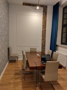 Stół do jadalni, biura, szklane nogi