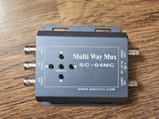 4-kanałowy mini poczwórny multiplekser wideo E-Q404MC, SC-04MC