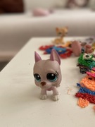Littlest Pet Shop dog niemiecki różowy LPS