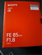 Sony 85mm 1.8 FE SEL85F18