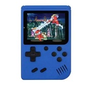 Konsola retro 400in1 - kolor niebieski (Mario,Contra,Tanki) 