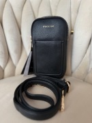 NOWA Mini Torebka na Telefon PUCCINI | Czarna | Crossbody | Etui