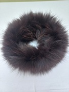 Furst lis naturalny czekoladowy etola komin kołnierz okr