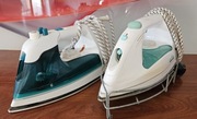 2x żelazko parowe Hugin TU-H268 + Domix NC 3 + podstawka
