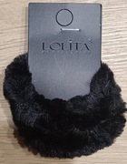 Jednokolorowe gumki do włosów 2 szt w opakowaniu 