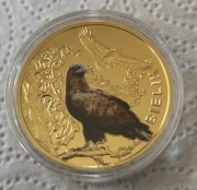 Numizmat Symbole Przyrody, Bielik, certyfikat, książeczka