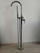 Bateria wannowa wolnostojąca chrom