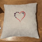 Poszewka na poduszkę serce walentynki
