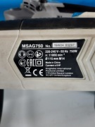 Szlifierka Kątowa MacAllister MSAG750 115 mm 750W 