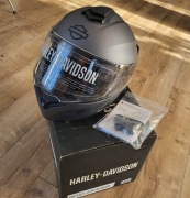 KASK MOTOCYKLOWY HARLEY DAVIDSON OUTRUSH R BLUETOOTH SZARY MAT M