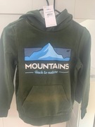 Bluza chłopięca dresowa 4F (4FJAW23TSWSM634) rozm. 134 zielona