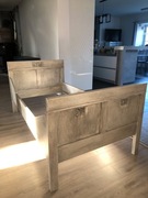 Antyk łóżko z lat 20-stych