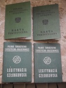 Legitymacje PTTK i karty turystyczne - 1957 r.