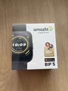 Amazfit BIP5 Czarny * Smartwatch 2024 * Nowy * GPS, Tlen, Tętno, IP68, BT