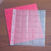 Veloflex (Numis) - Strona do monet o śr. 25mm (30x 30x30mm) + przekładka 