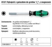 Wkrętak do bitów Wera 812/1 05051205001 1 szt.