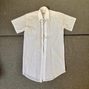 ŚWIEŻA LETNIA KOSZULA OZTEK M | BIAŁA KRÓTKI RĘKAW | LEKKA