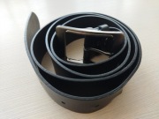 Pasek do spodni damski Beltimore 105/120 cm skóra naturalna Czarny