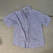 LEKKA KOSZULA JIM BARNES L | KRATKA NIEBIESKA | LETNI STYL