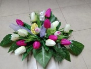 Wiązanka nagrobna motyw wiosenny -Wielkanocny 