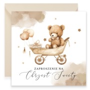 ZAPROSZENIE NA CHRZEST ŚWIĘTY SKŁADANE 14