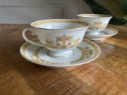 Dwie secesyjne filizanki Epiag Czechoslowacja