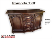 Komoda 120`Orzech Włoski Wenge Śliczna BEKAS Producent Mebli z Klasą 
