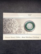 Moneta srebrna 5zł Denar Bolesława Chrobrego 