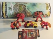 Zestaw Gormiti Giochi Preziosi Figurki 4 + auto mapa karty Ludzie wulkanu